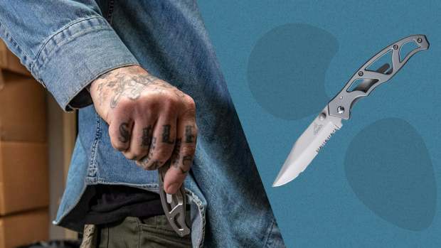 The Gerber Gear Paraframe II Serrated, pictured here, is now on sale at Amazon.