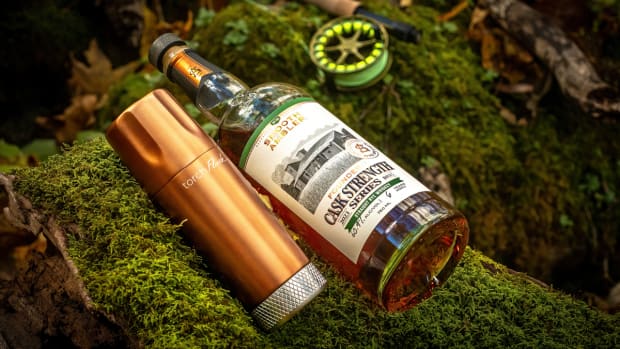 Improving on a Fly Fishing Tradition. A Flask Worthy of the Bourbon You Put  In It - Men's Journal