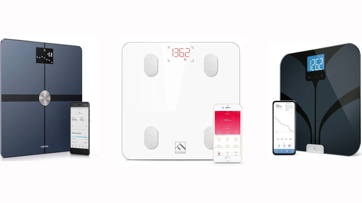 Greater Goods Premium Bluetooth Smart Scale measures your BMI