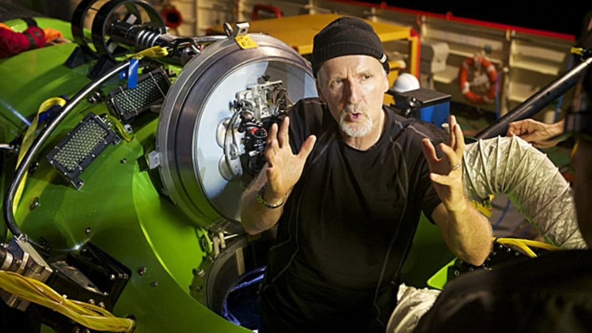 James Cameron talks about the pressures of being a filmmaker