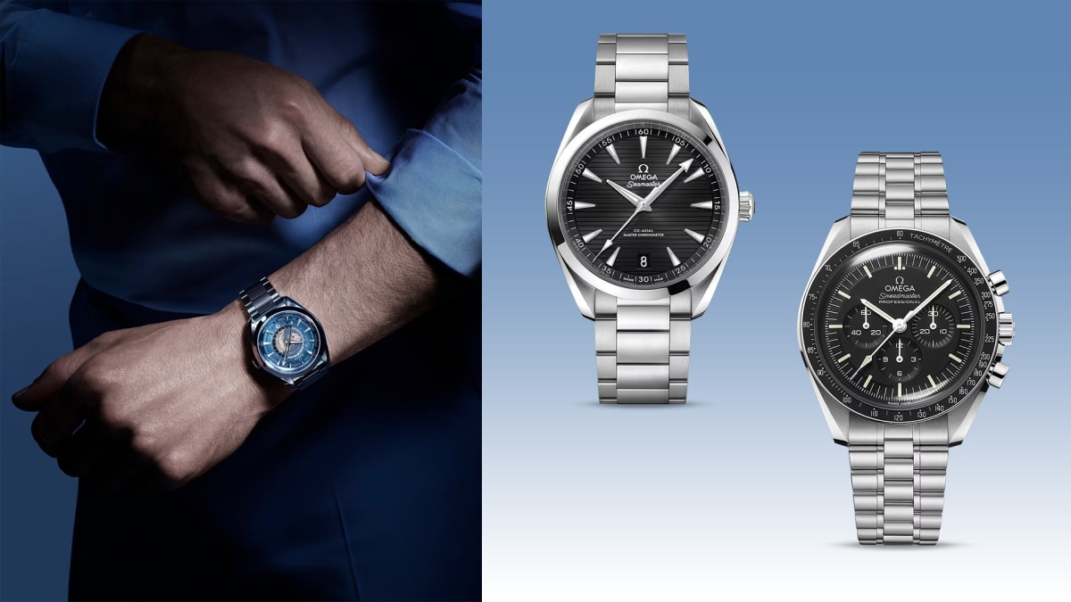 omega seamaster and speedmaster