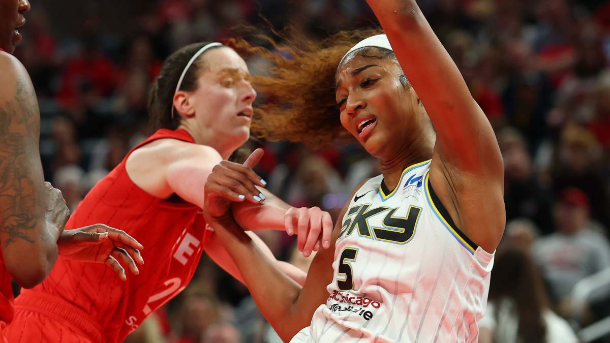 Caitlin Clark Downplays Knocking Angel Reese Down