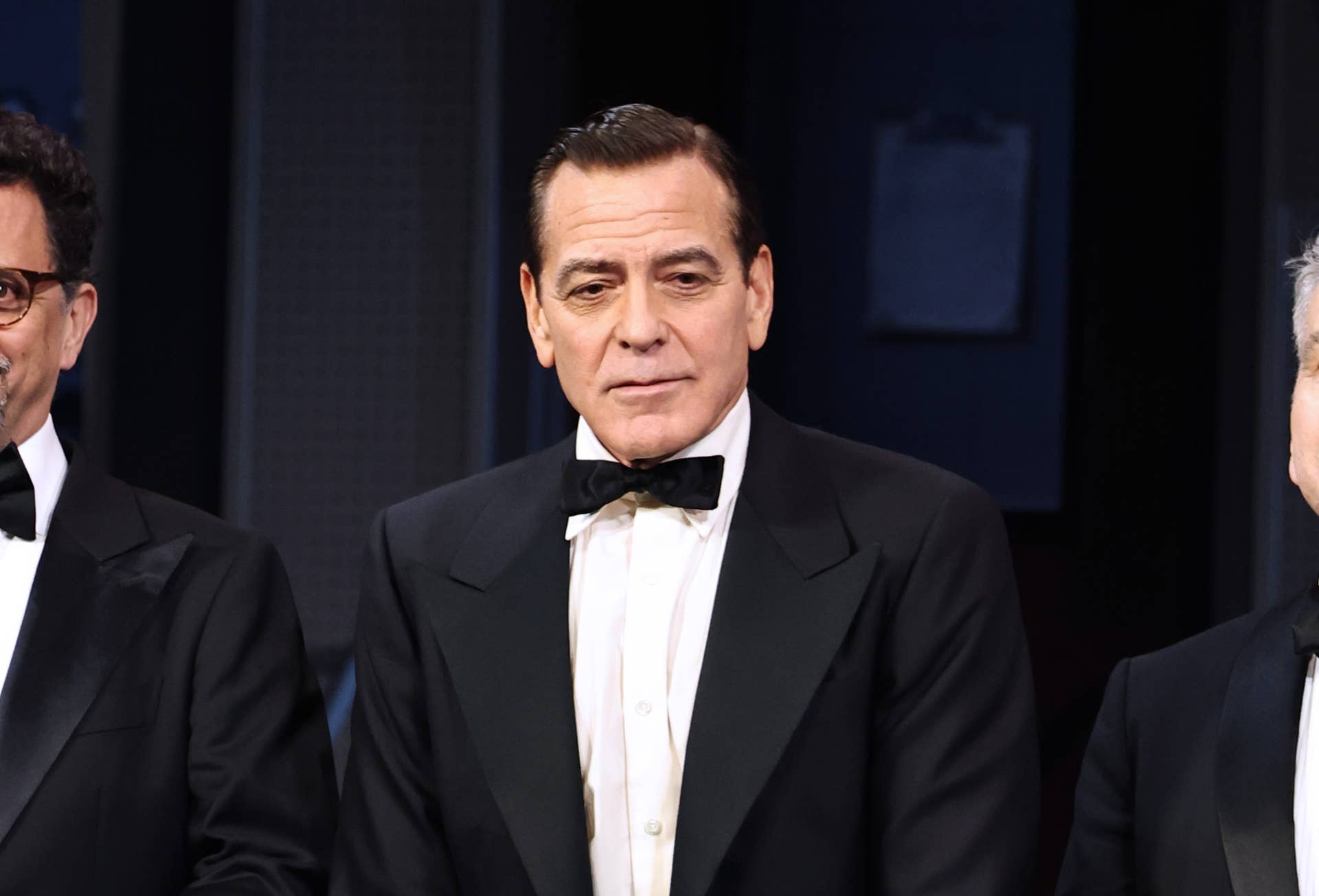 George Clooney Looks Totally Unrecognizable in Broadway Debut