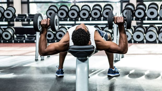 Double dumbbell workout online