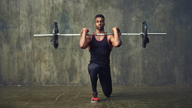 Lower clearance body barbell