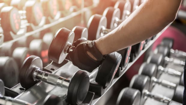 Men's journal dumbbell discount workout