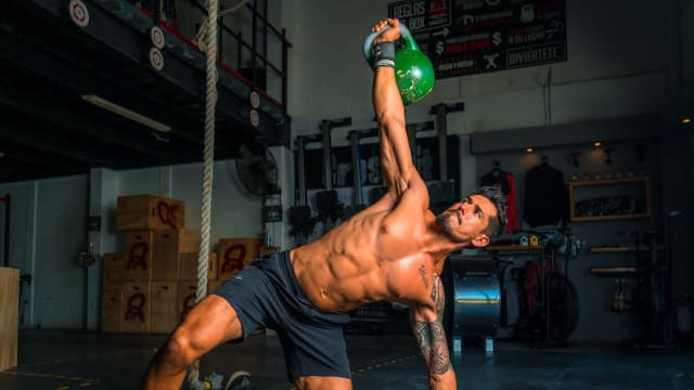 Kettlebell arnold sales press