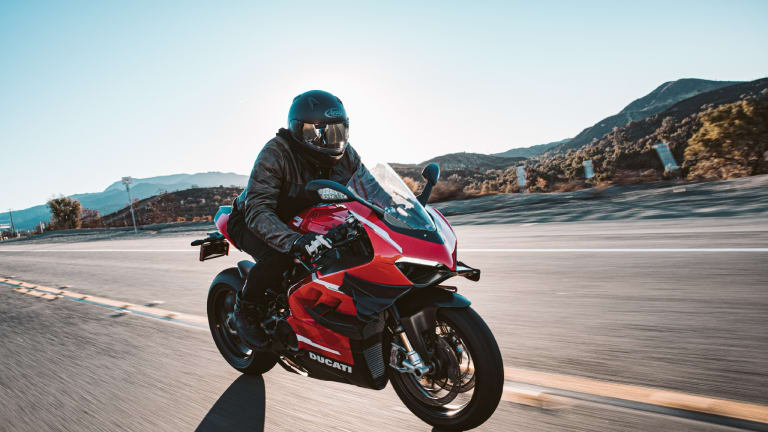 Exclusive Test Ride Ducati s 100 000 Superleggera V4 Men s Journal Men s Journal