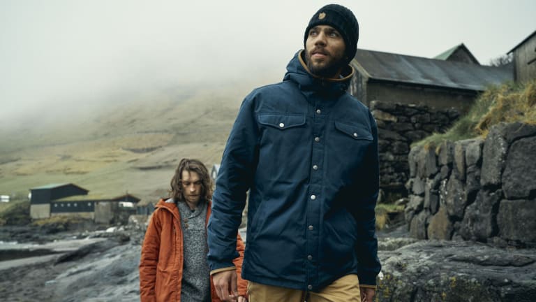 Waxed best sale down jacket