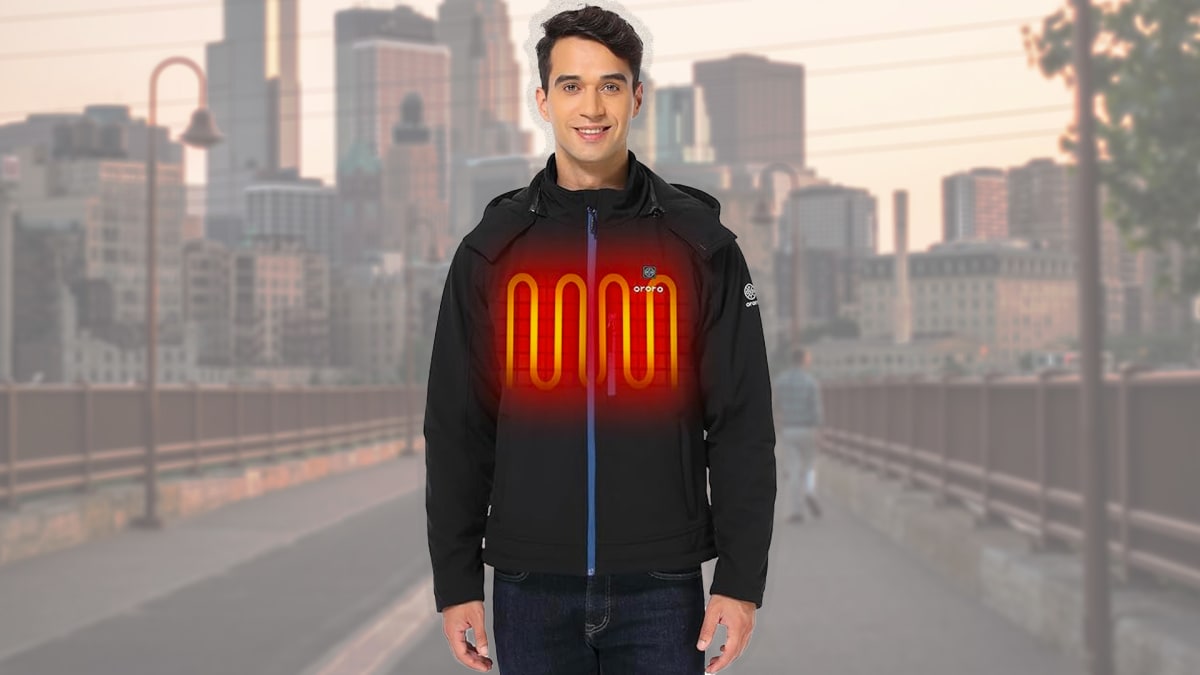 Ororo soft sale shell heated jacket