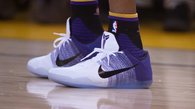 Kobe shoes purple and white shop