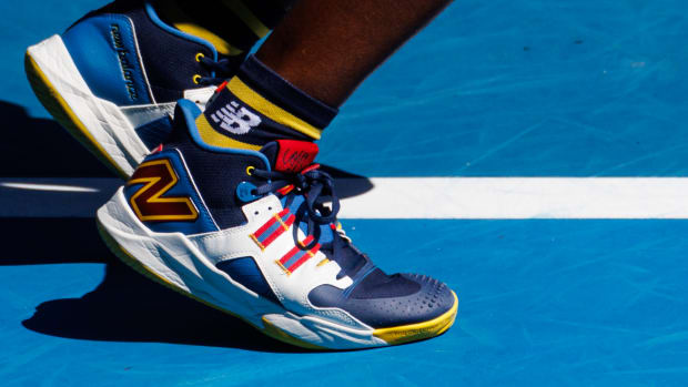Blue new sales balance tennis shoes