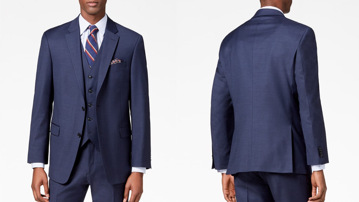 Macy's tommy top hilfiger flex suit