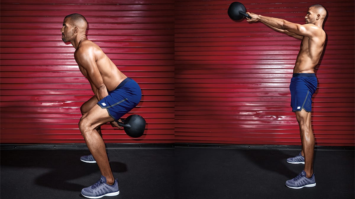 Kettlebell workout sales heavy