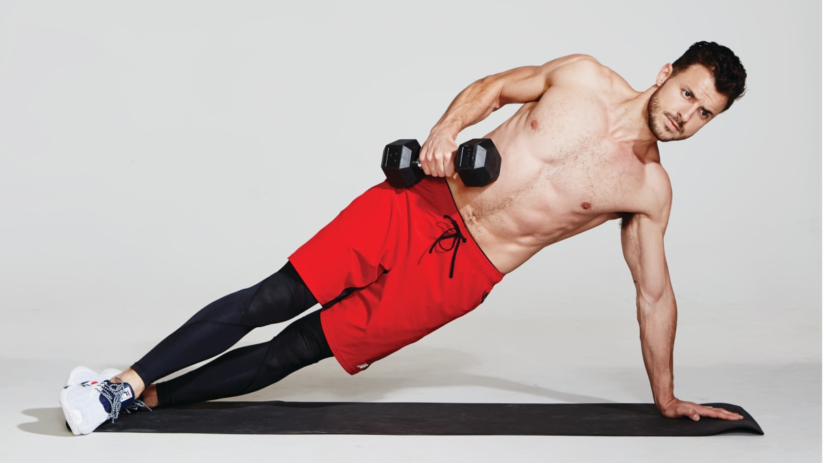 Side top plank march