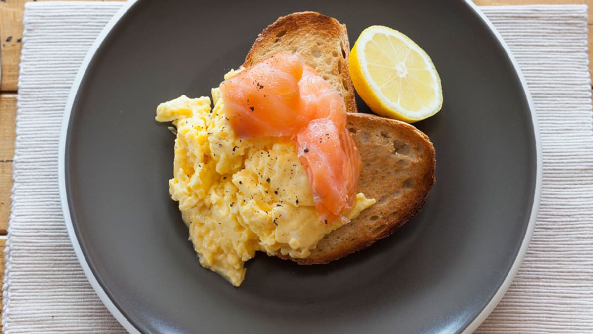 Breakfast after sales workout or before