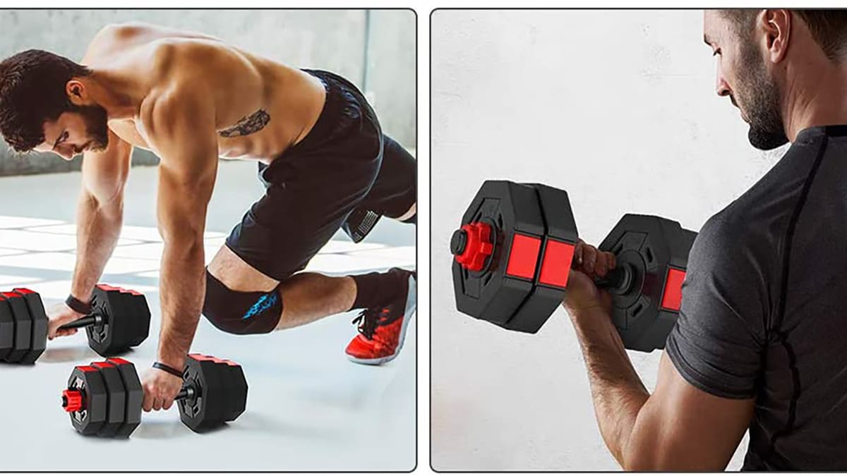 Wolfyok fitness sales dumbbells set