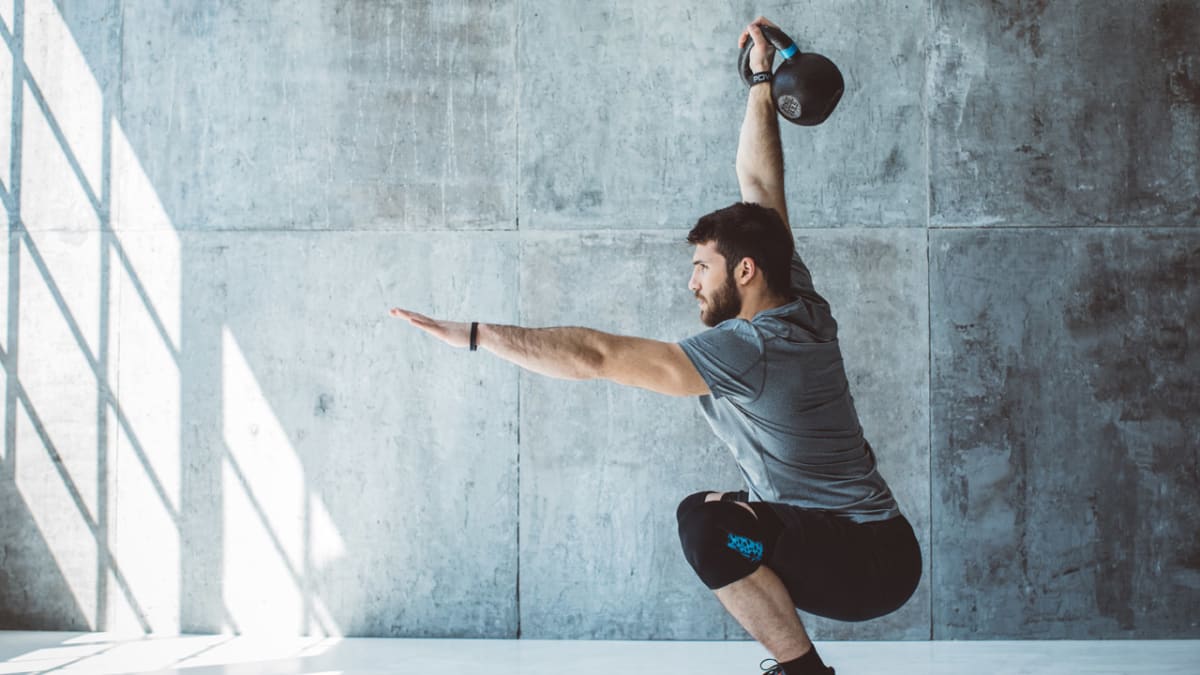 Weight training at home hot sale with kettlebells