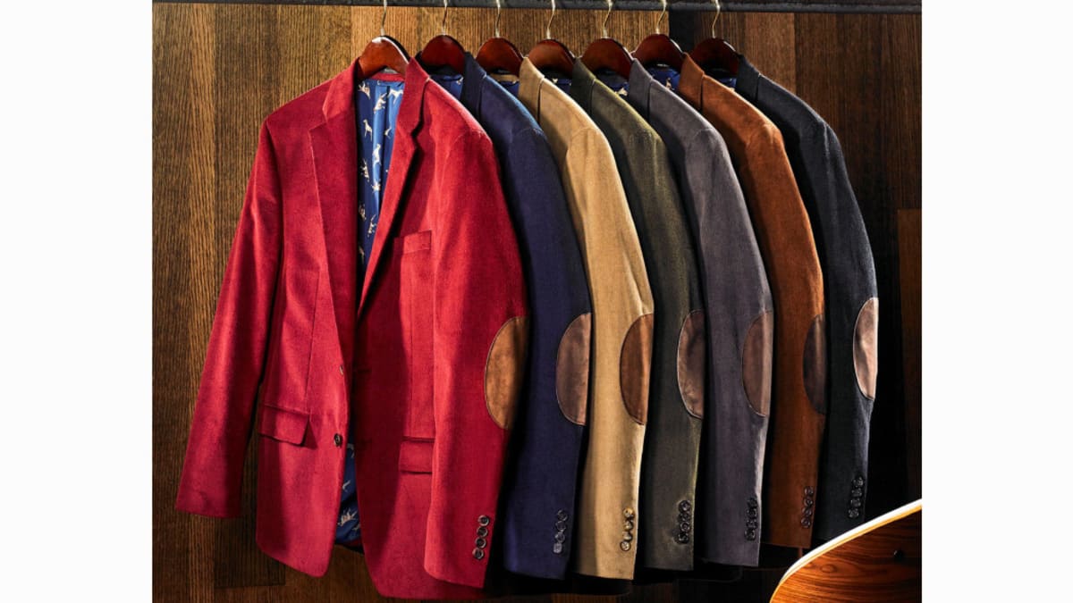 Macy's ralph shop lauren corduroy blazer