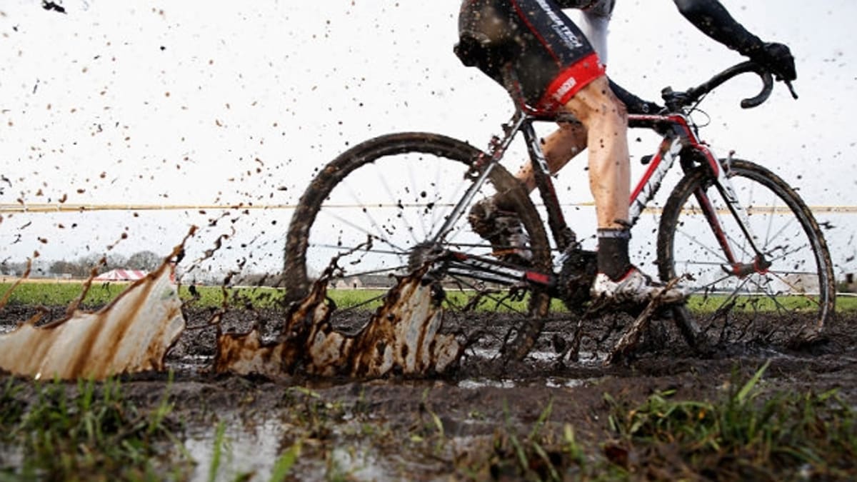 Cyclocross bike on the road on sale