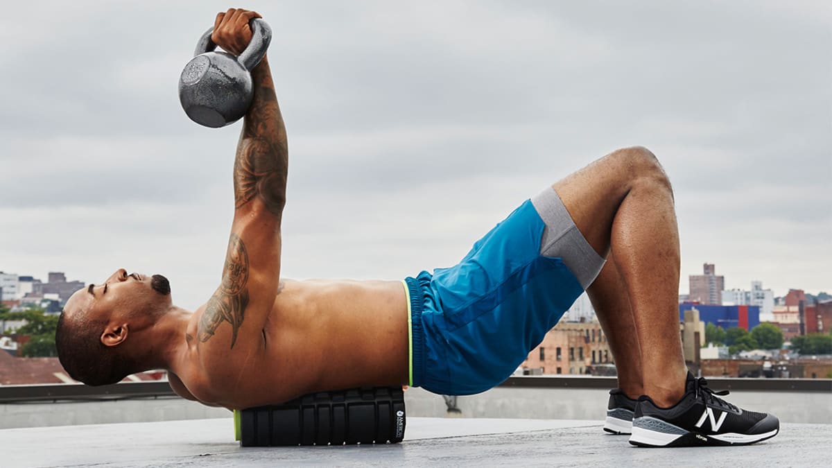 Chest foam roller exercises store