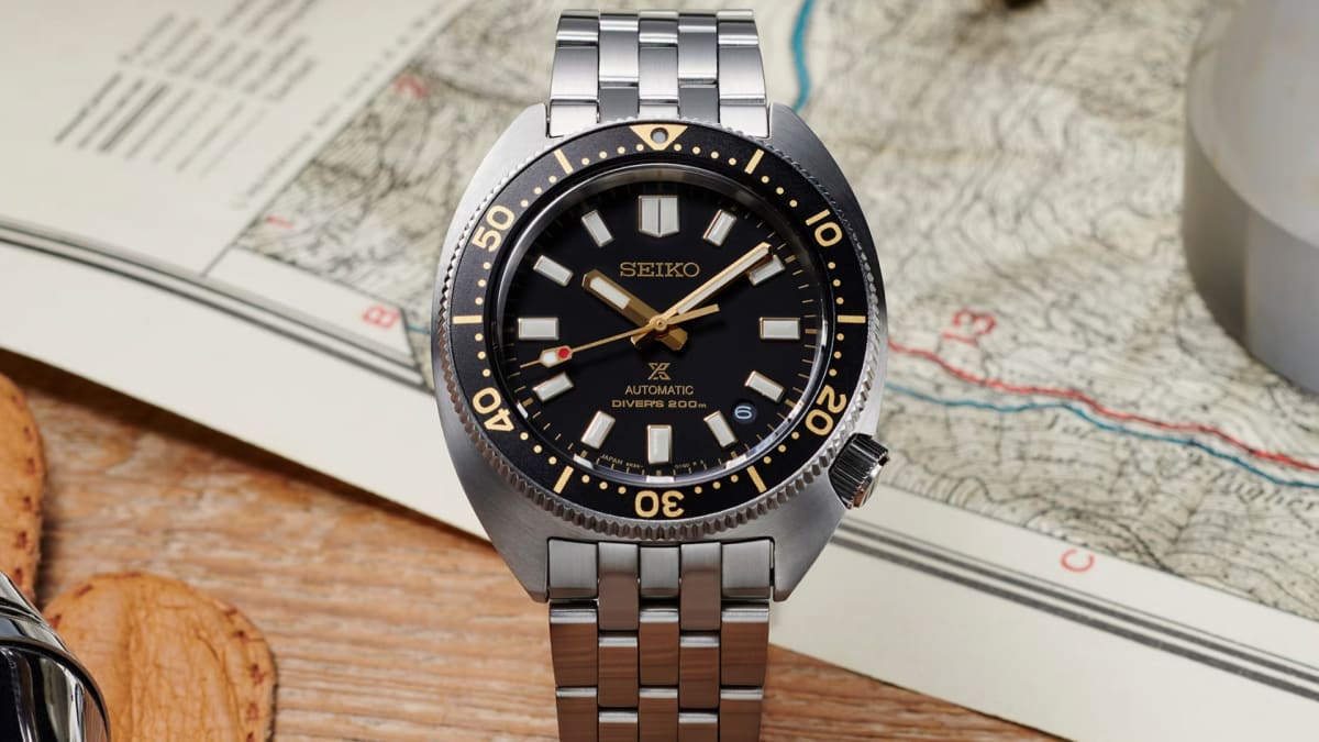 Seiko on sale diver gold