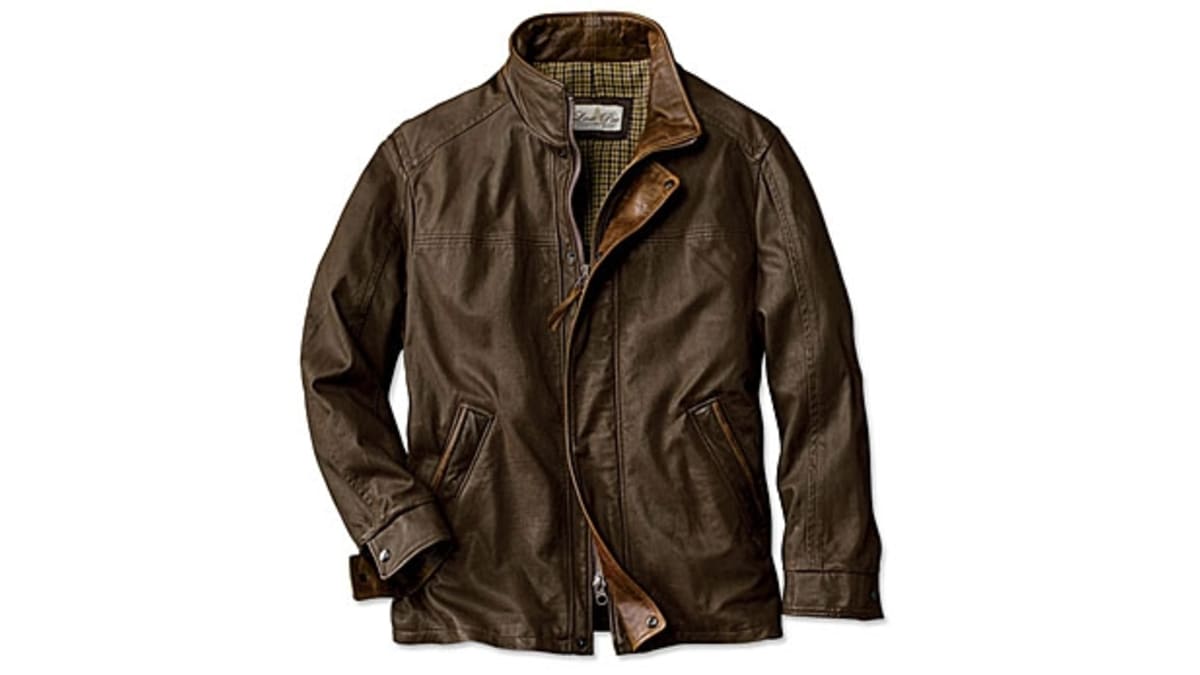 Orvis leather cheap jacket