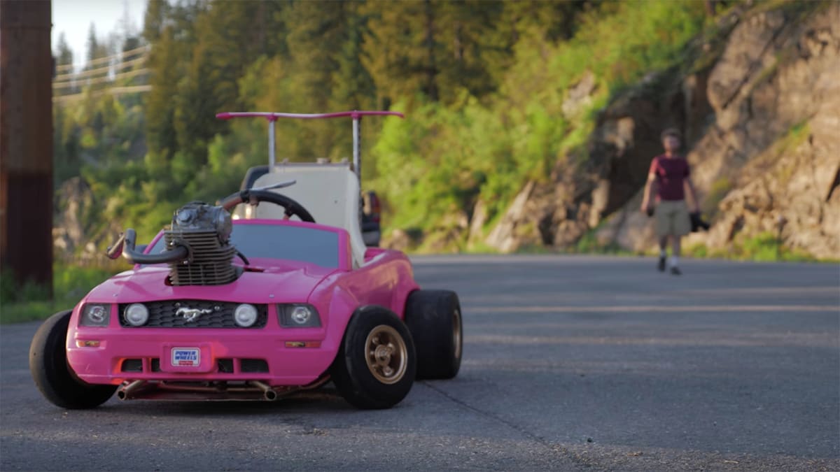Pink cheap power wheels