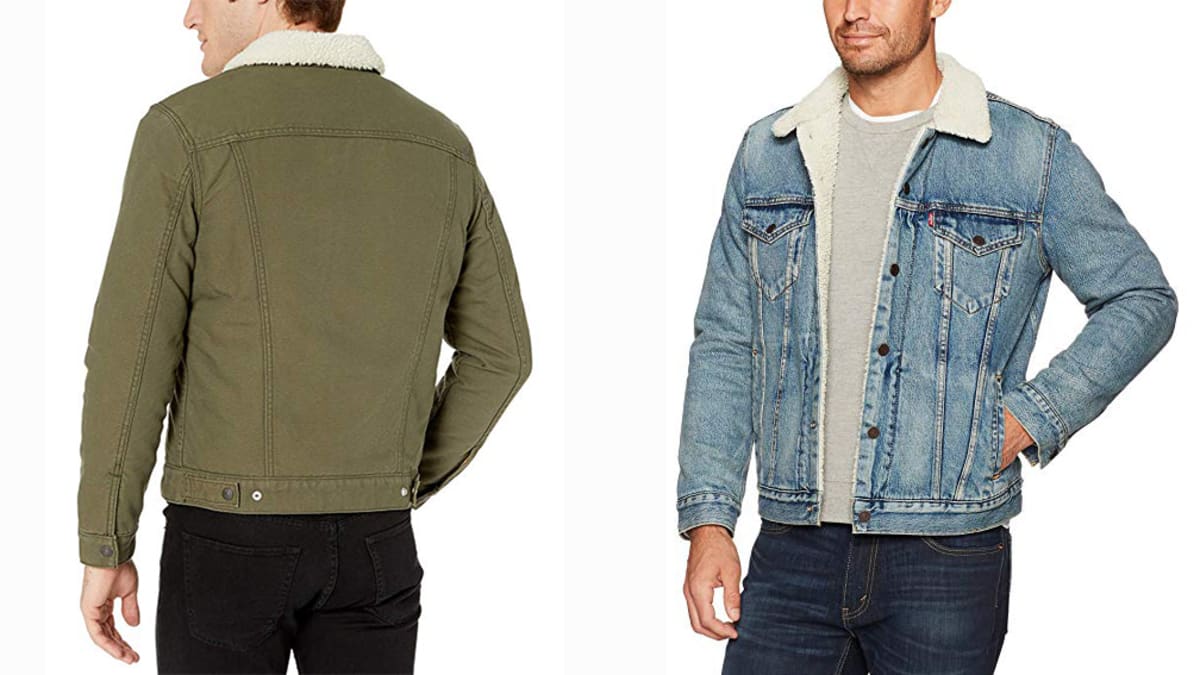 Mens levi sherpa clearance