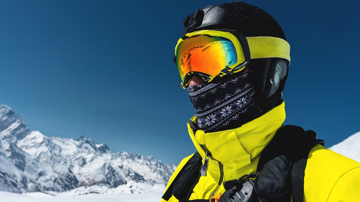 Ski mask goggles deals