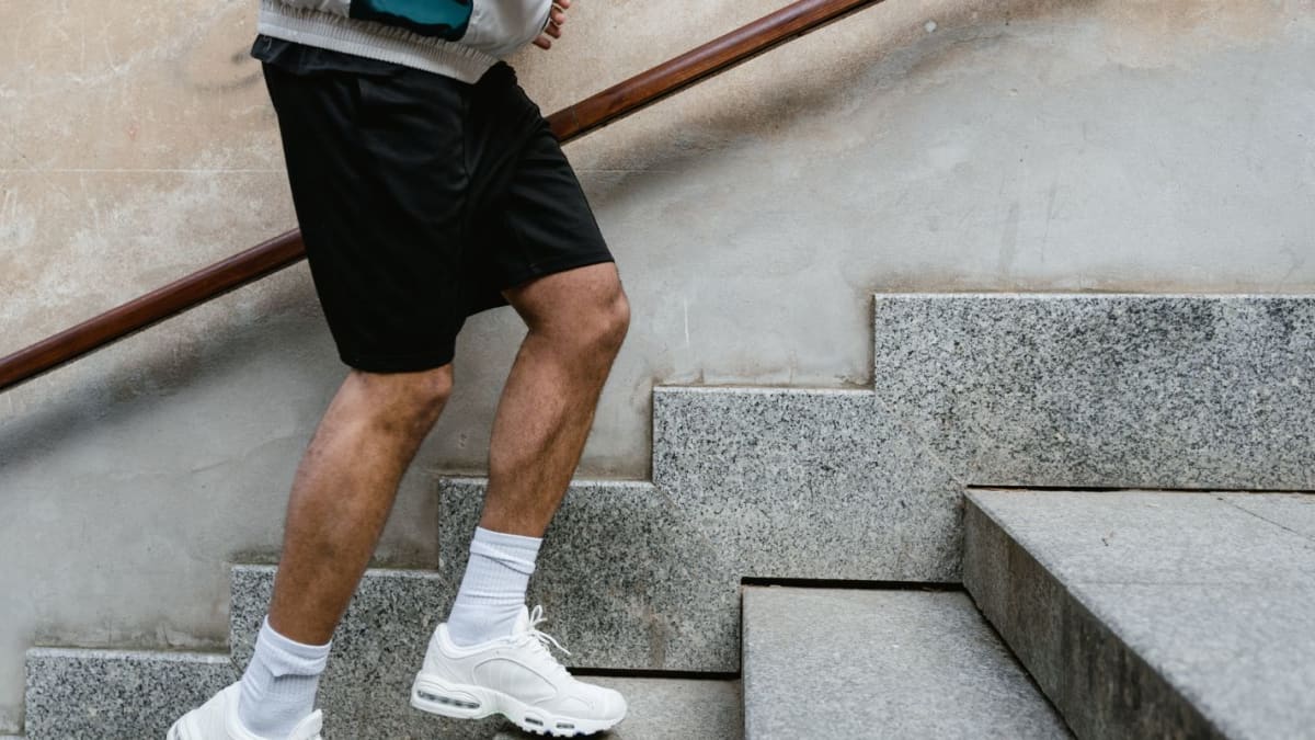 Air max 270 top on feet with shorts