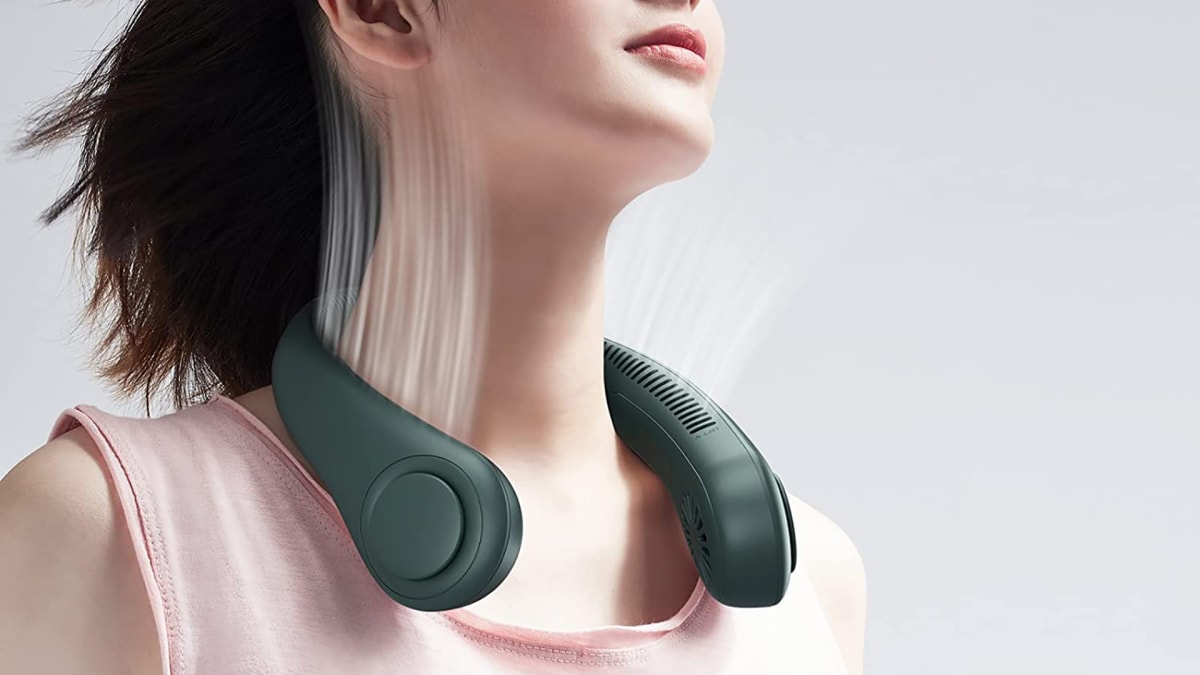Portable store neck fan