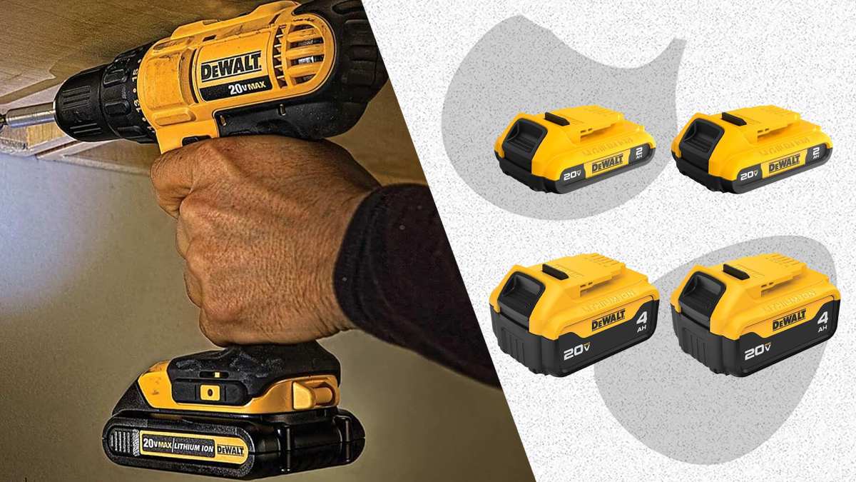 DeWalt s 20V Battery 4 Pack Is Over 200 Off for Prime Day Men s Journal