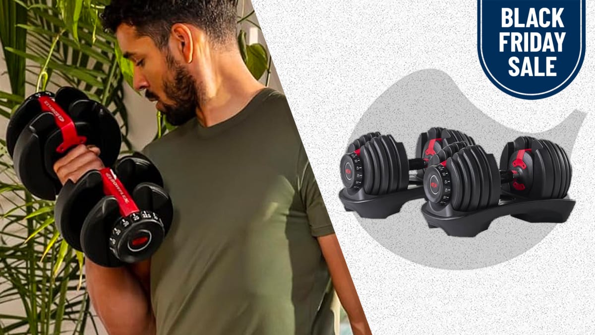 Bowflex adjustable dumbbells black store friday