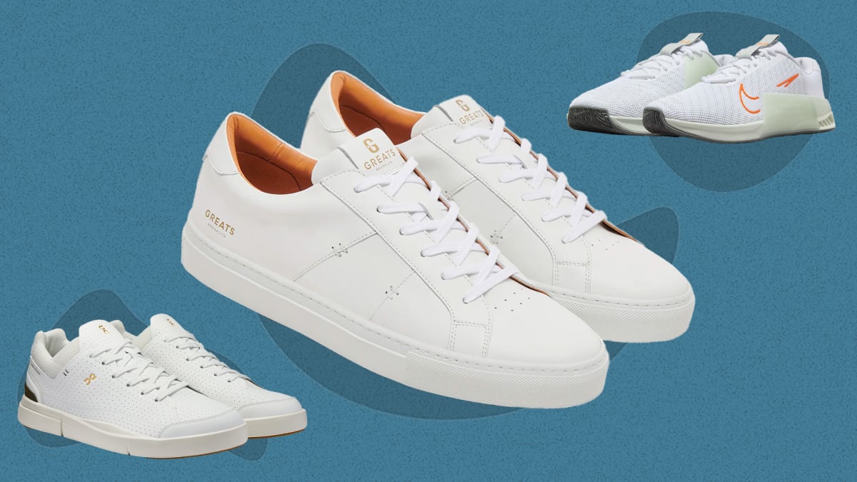 Expensive best sale white trainers