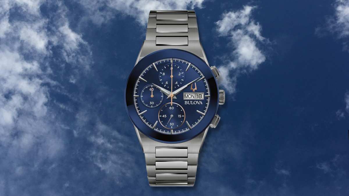 Rare Chronograph Bulova Day-Date Automatic 90s in Excellent