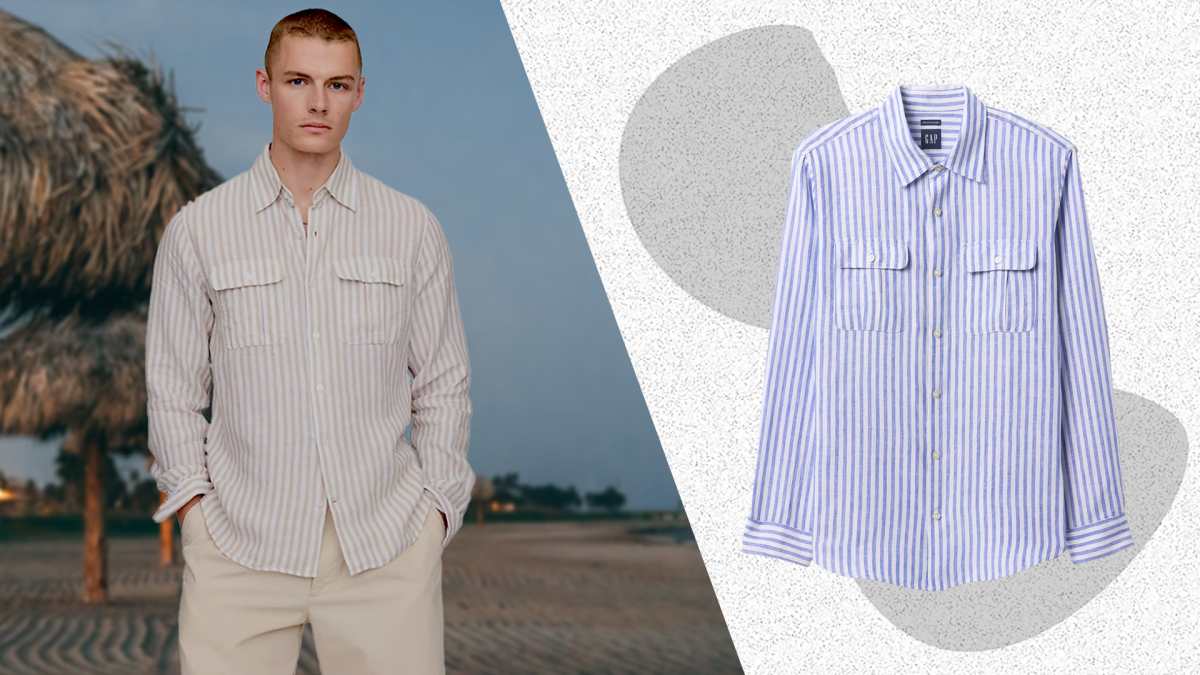 00s OLD GAP linen×cotton s/s shirt 00s OLD GAP linen×cotton s/s shirt - メルカリ