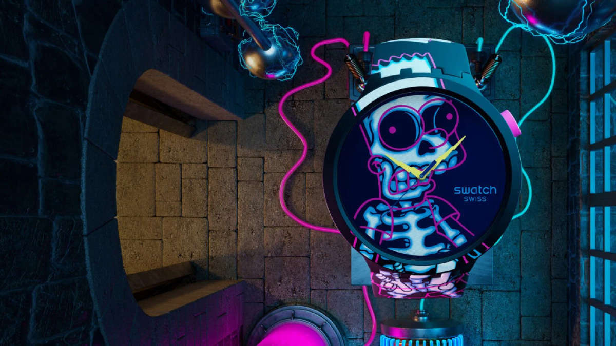 These Spooky Watches From Swatch Are Inspired by The Simpsons Men s Journal