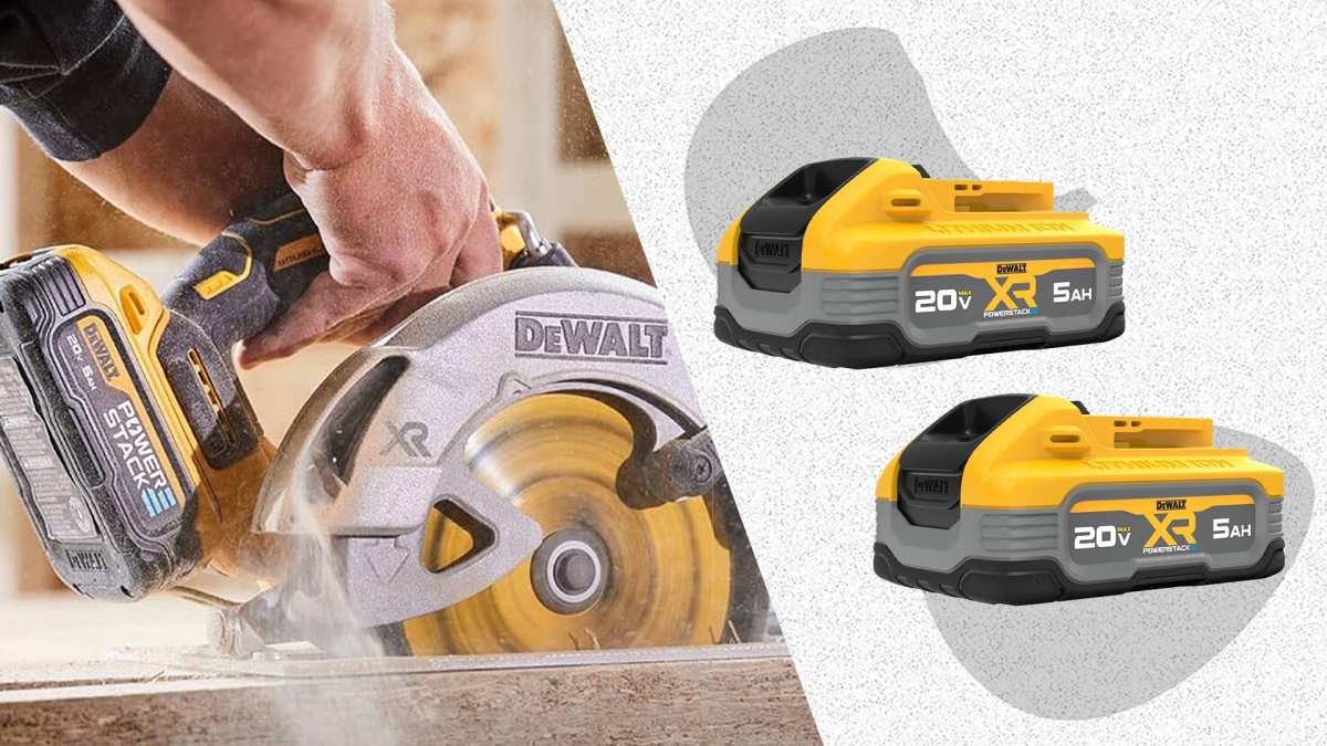 DeWalt s 20V Powerstack Batteries Are Now Over 180 Off Men s Journal
