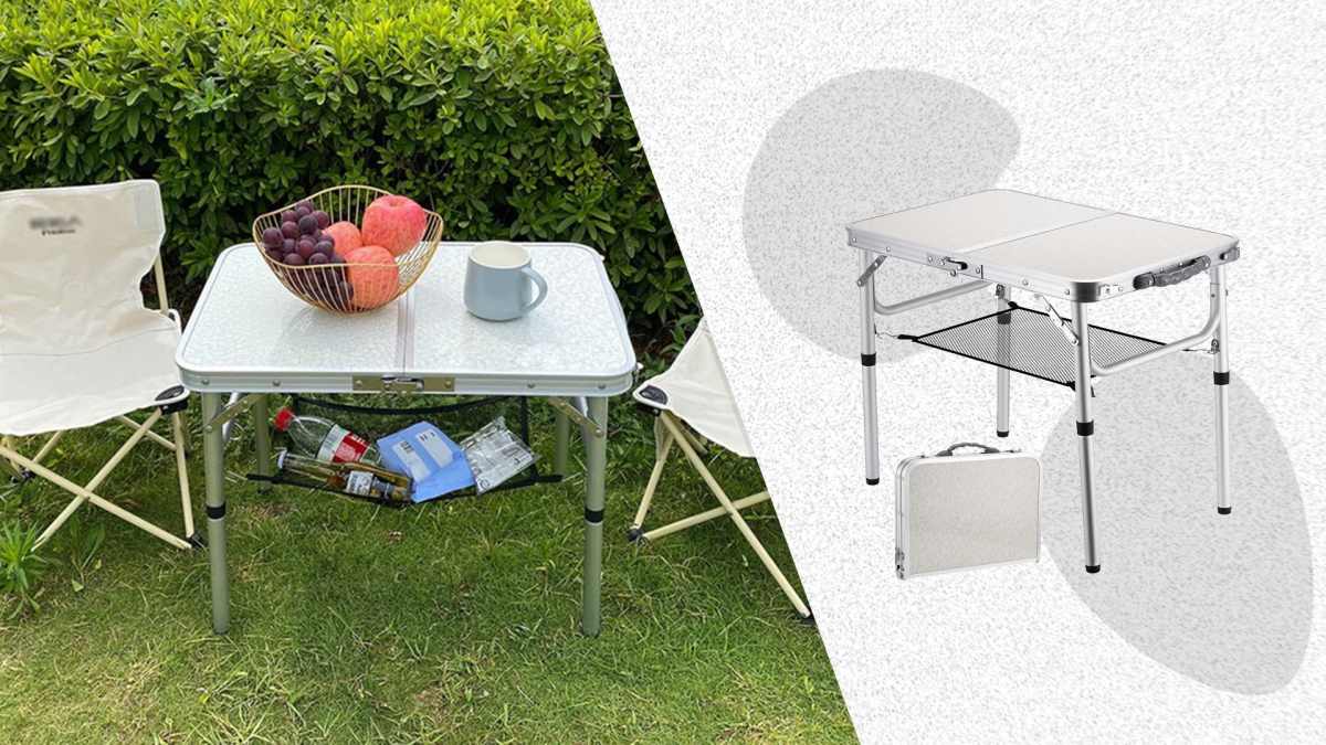 Aluminum folding camping table online