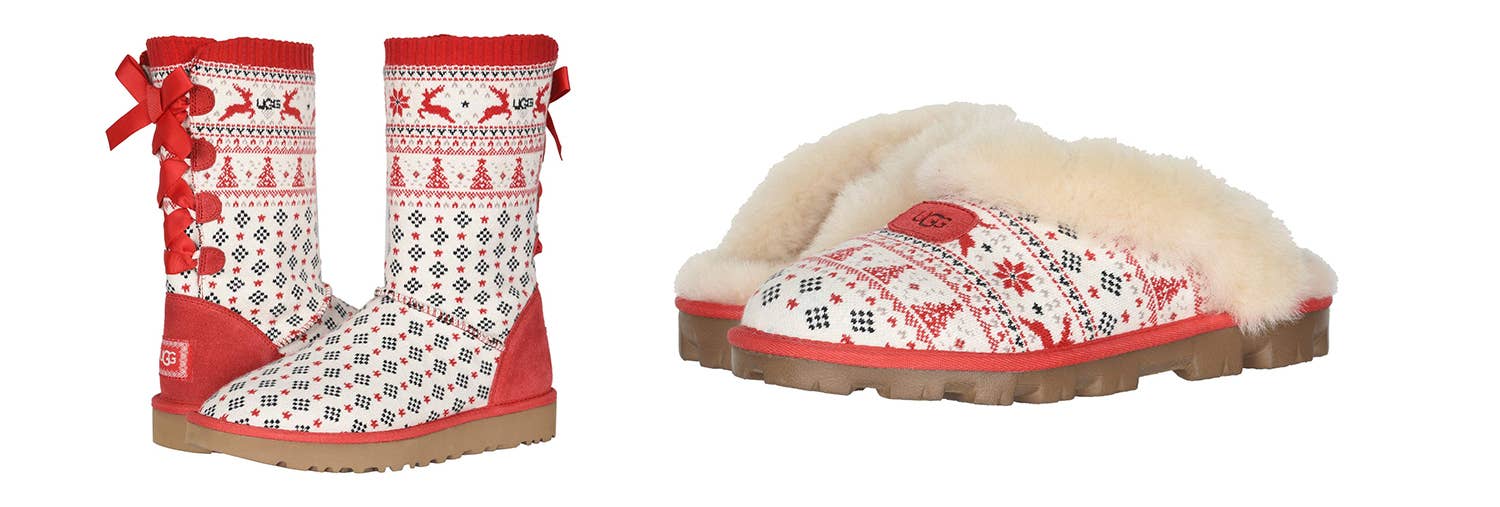 ugg zappos 20th x holiday sweater boot
