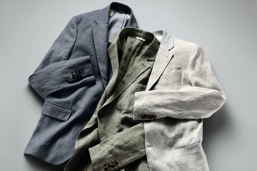 lightweight linen sport coat