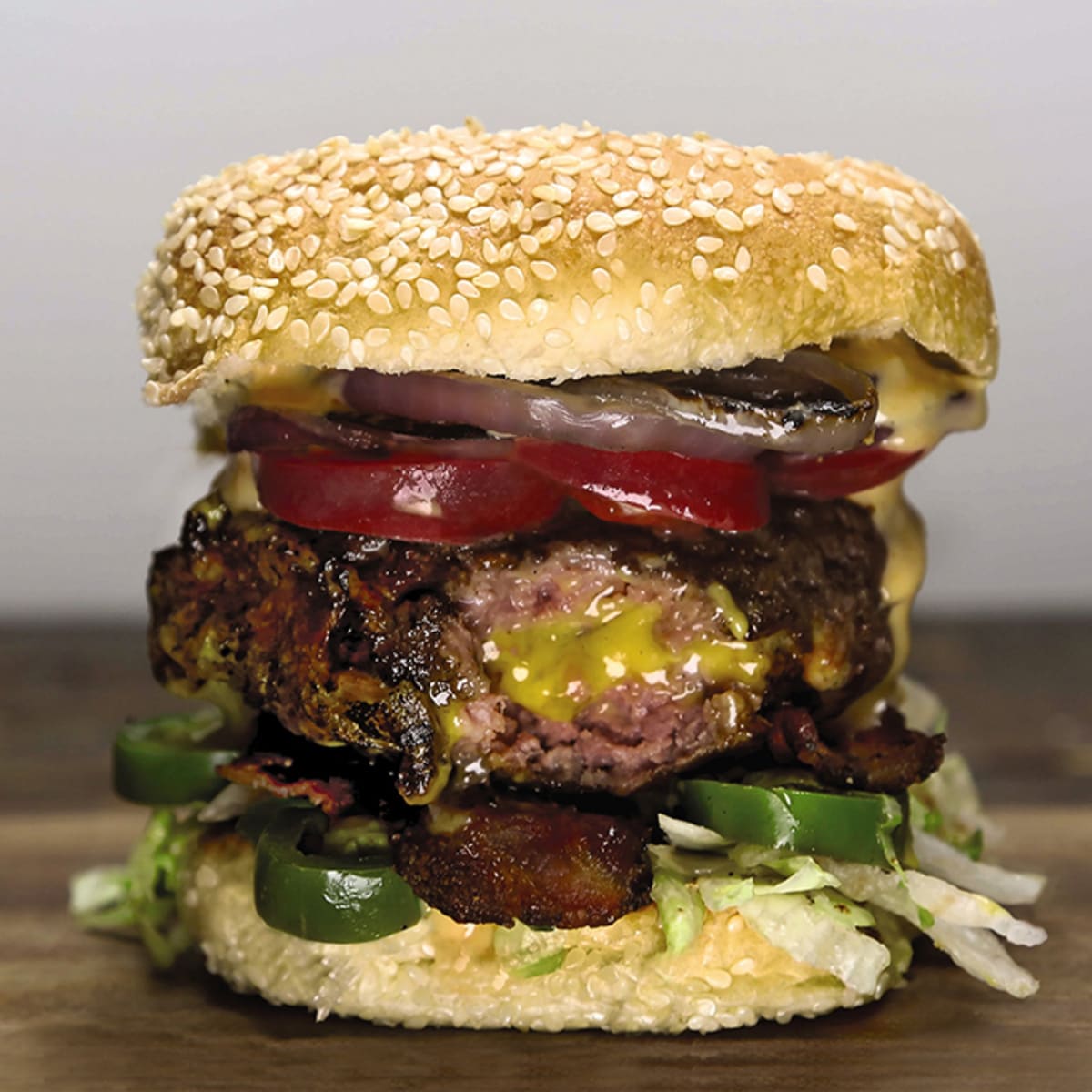 Burger Porn - This Loaded Burger Is as Good as It Looks %%sep%%  %%sitename%% - Men's Journal