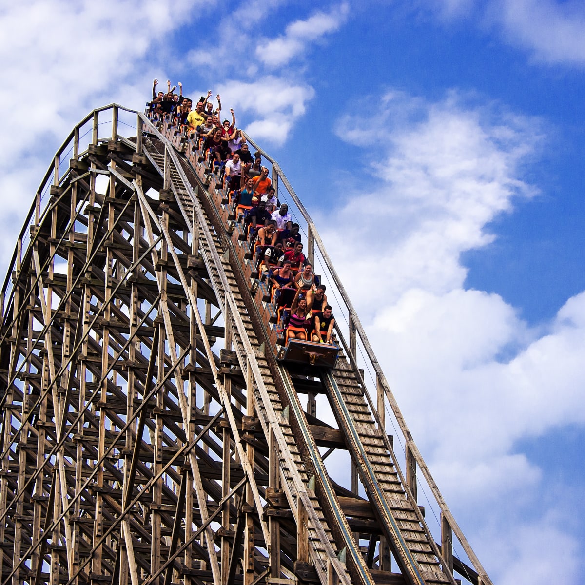 Why Wood Roller Coasters Are Better - Men's Journal