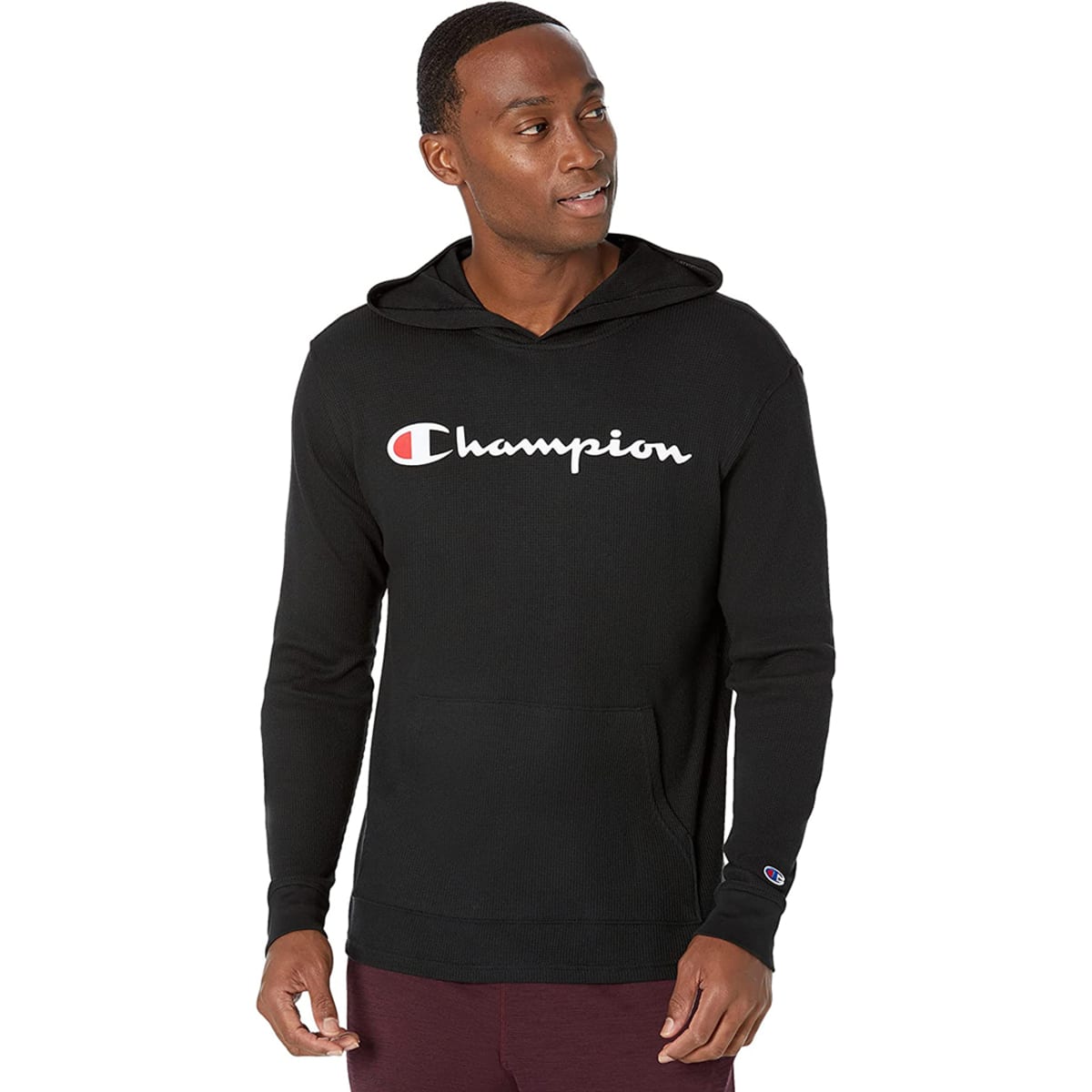 This Champion Waffle Pullover Hoodie is Perfect to Bundle Up In