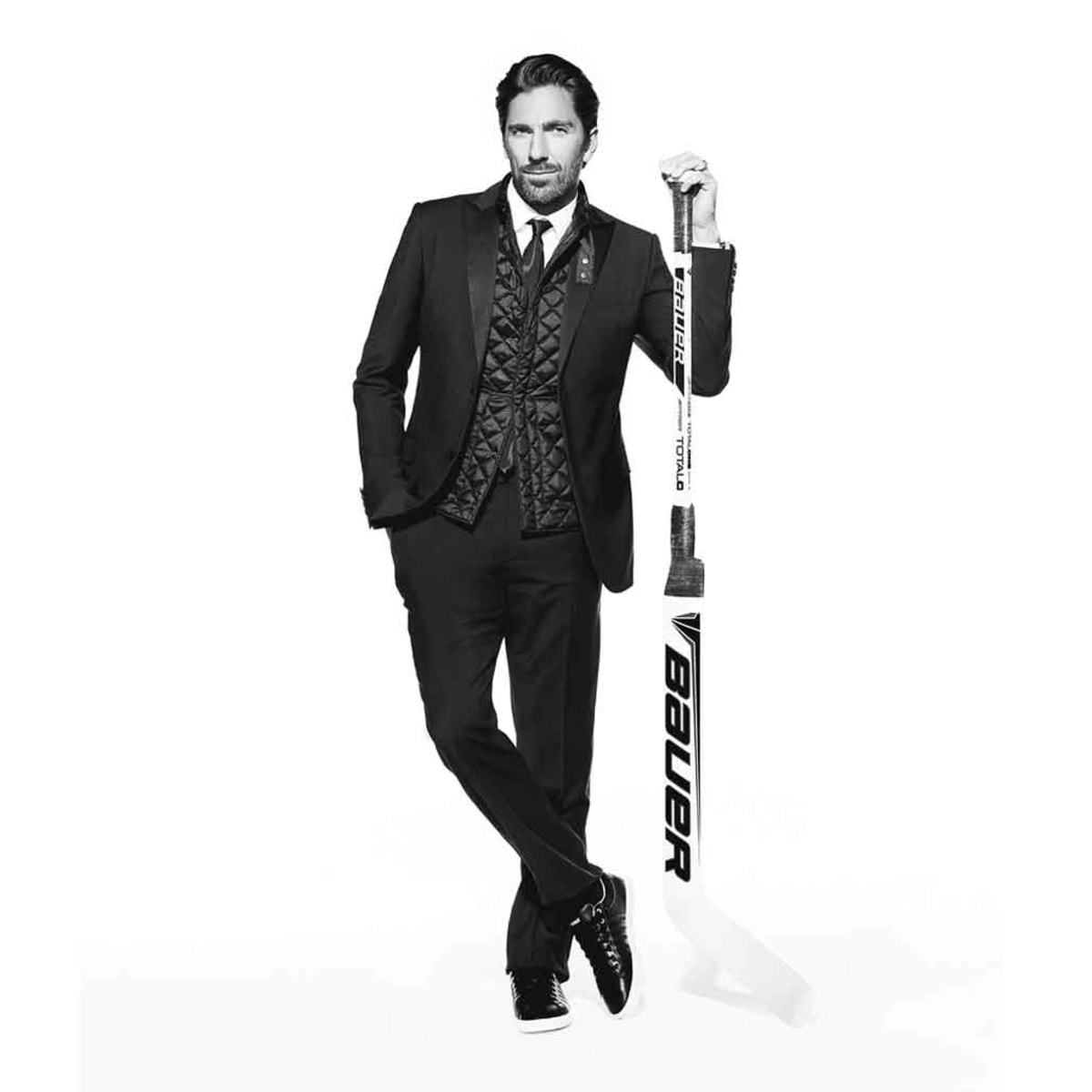 Henrik Lundqvist - Playing Goalie in a Suit
