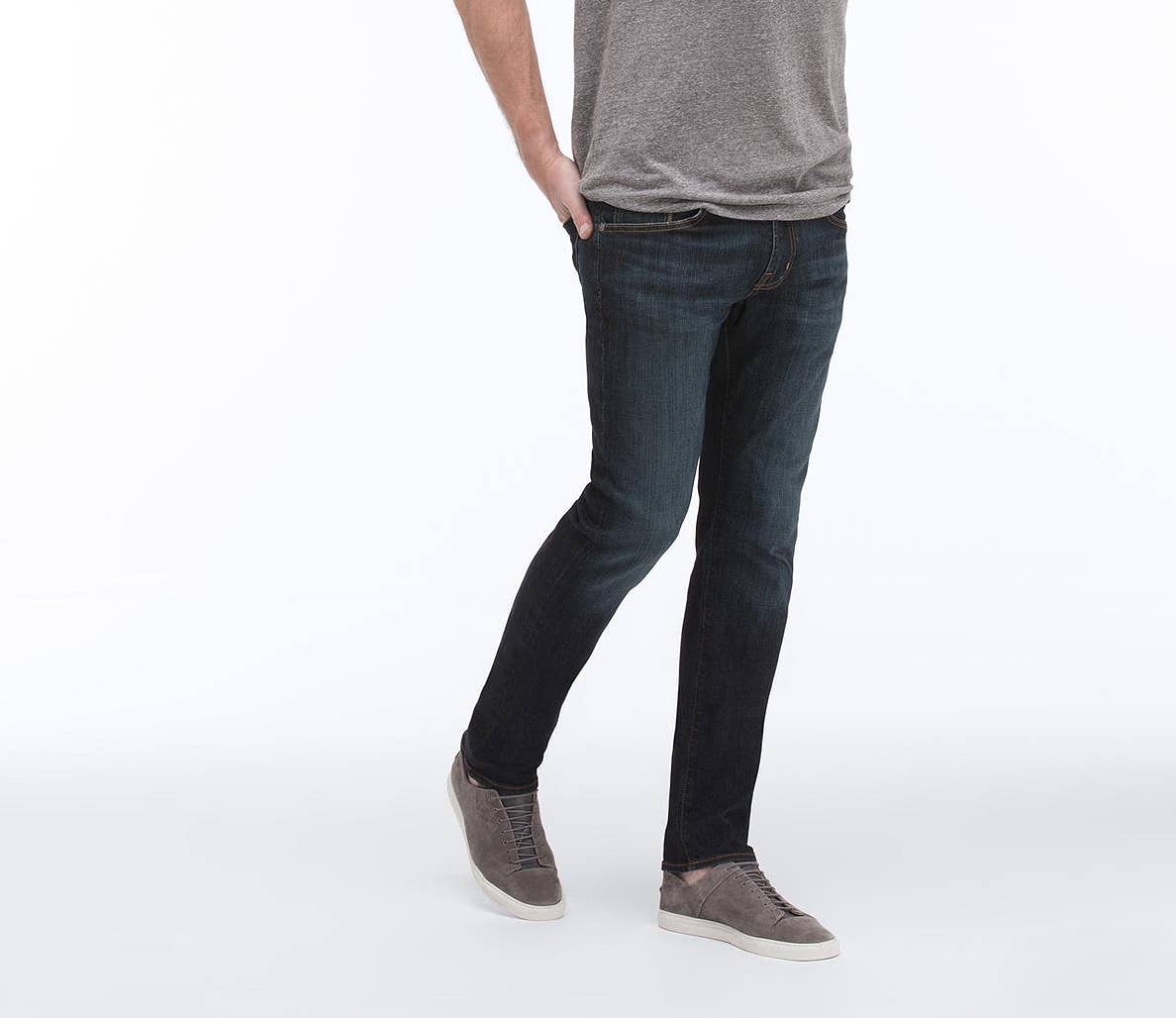 navy blue jeans men