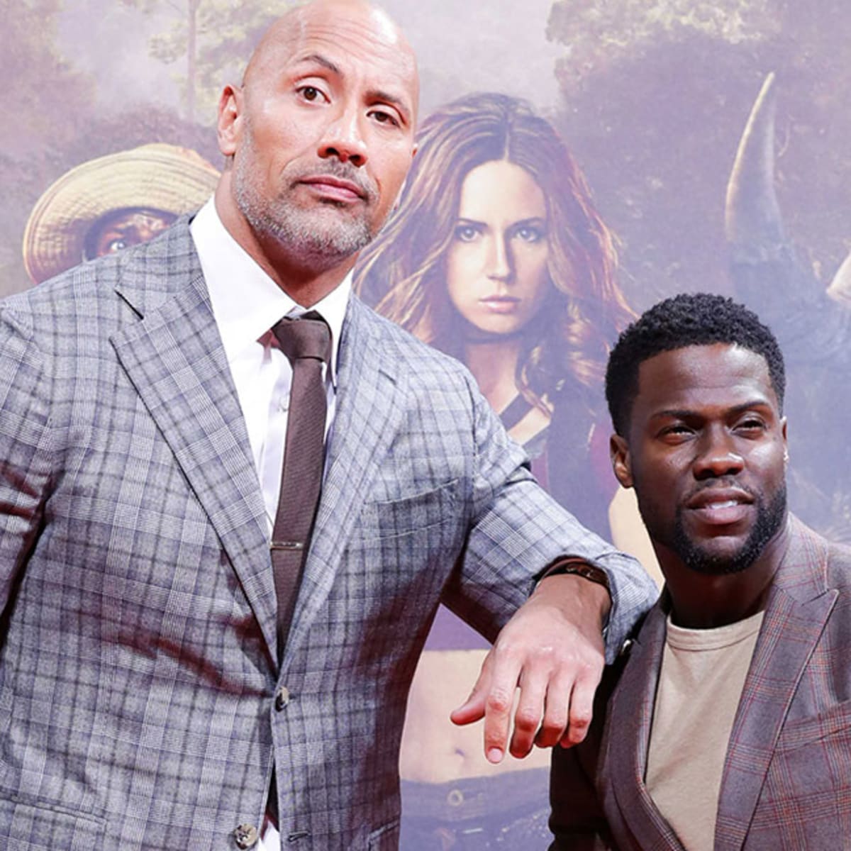 kevin hart dressed as the rock