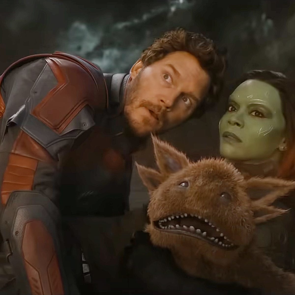 Star - Lord - Nuevas imágenes de Rocket bebé reveladas por James Gunn. 🥹❤️