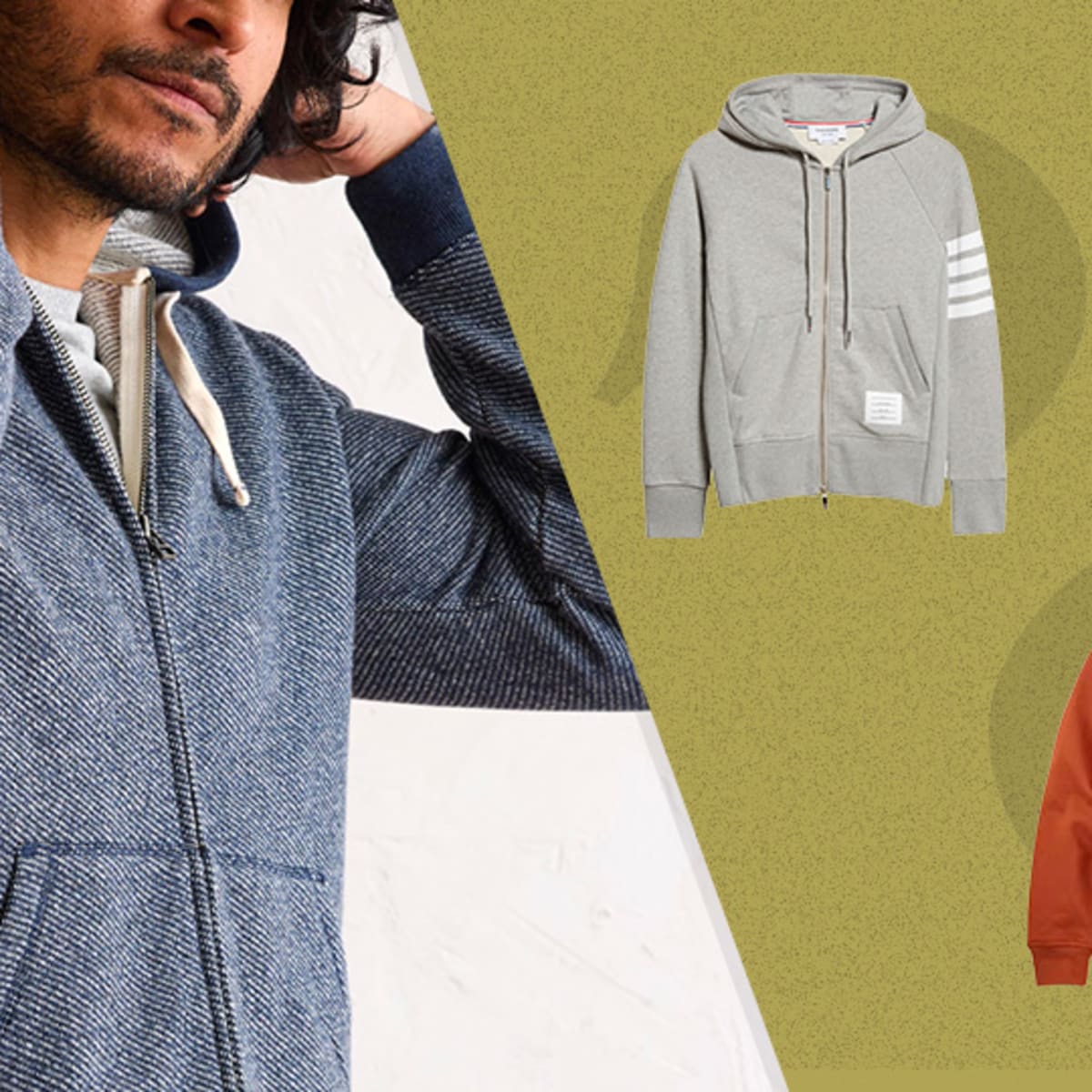 Travel Zip Up Hoodie - Men - Ready-to-Wear